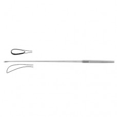 Luer-Koerte Gall Stone Scoop Fig. 0 Stainless Steel, 32 cm - 12 1/2" Scoop Size 4.3 mm